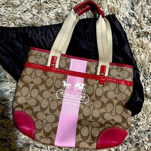 Pink Coach Purse